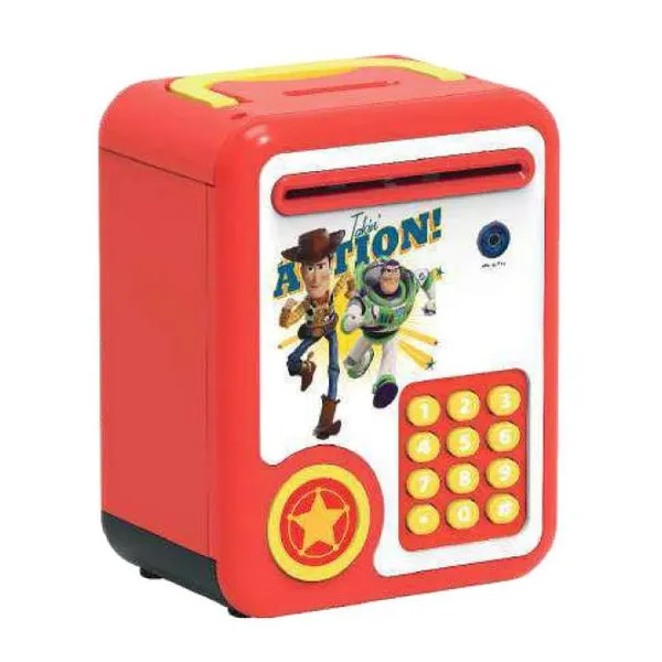 Alcancia inteligente toy story - funciones electronicas -