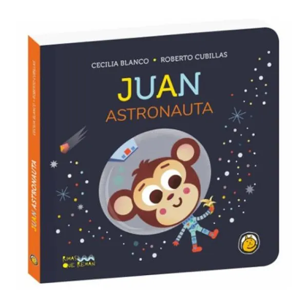 Rimas que reman juan astronauta 18 x18 cm