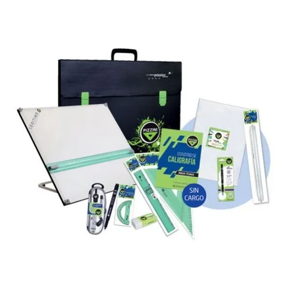 Kit tecnico completo 40x50 cm tablero y accesorios - Pizzini