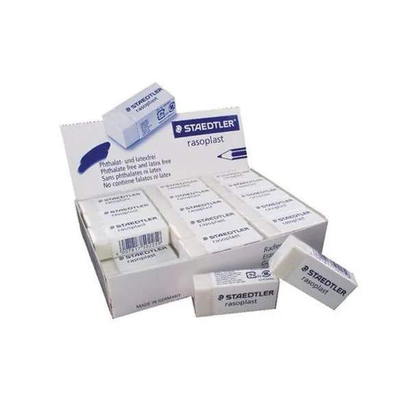 Gomas de borrar lápiz caja x30 unidades Staedtler