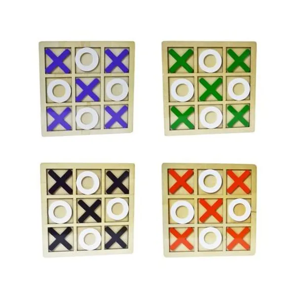 Tateti de madera 18x18 cm x unidad colores surtidos