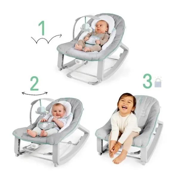 Ingenuity mecedora crece conmigo keep 3 en 1 cozy rocker weaver (hasta 18 kg)
