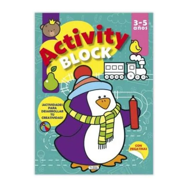Activity block pingüino
