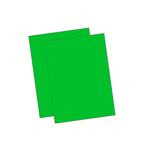 Separador cartulina 240 grstamaño a4 verde x250 hs.