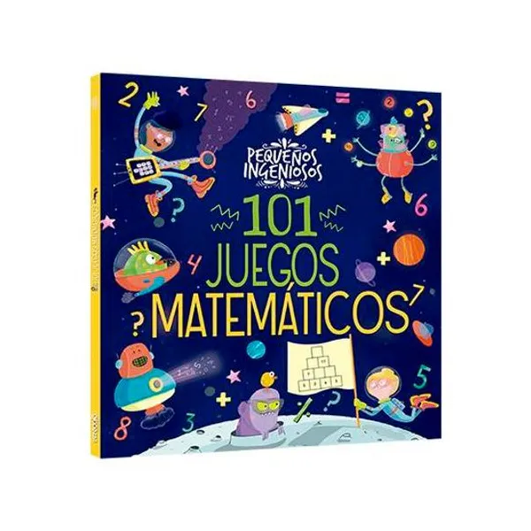 Libro pequeños ingeniosos: 101 juegos matematicos 96 páginas 23x26 cm latinbooks