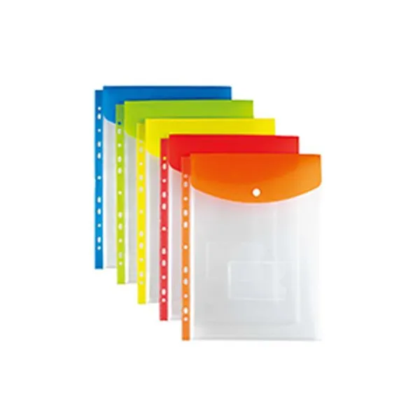 Sobre folio pvc con abrojo the-pel tamaño a4 vertical