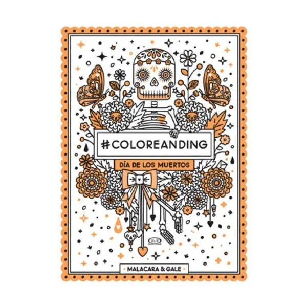 Coloreanding dia de los muertos