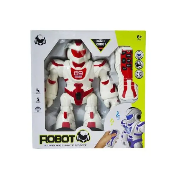 Robot bailarin a r/c con luz y sonido 25x26x9.5 cm
