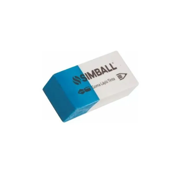 Goma de borrar Simball lápiz/tinta blanca/azul