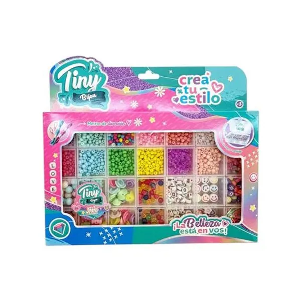 Set para armar bijou en caja 22x13x2 cm