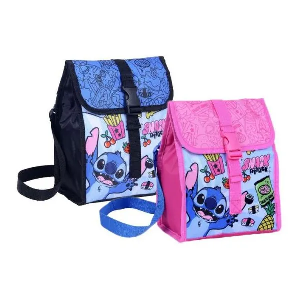 Stitch snacks - lunchera ajustable