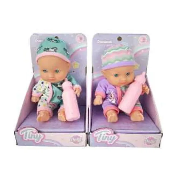 Bebote Tiny con mamadera 22 cm (cuerpo duro)