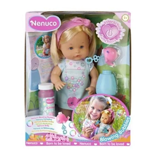 Nenuco burbujas - muñeca de 35 cm
