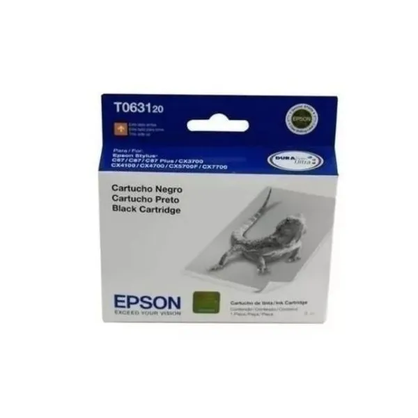 Cartucho Epson orig.t063120-al negro c67/87/cx3700