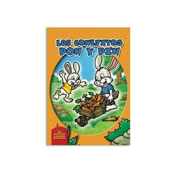 Libro de cuentos mis mascotas y animales preferidos i: los conejitos pon y pin 14x19.5 cm