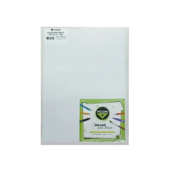 Hojas de papel dibujo Pizzini a3 106 grsx 10 hjs.