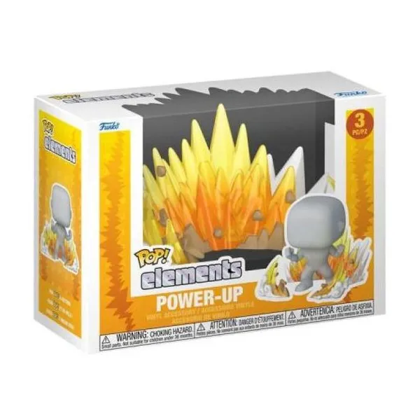 Pop elements: power up- yellow