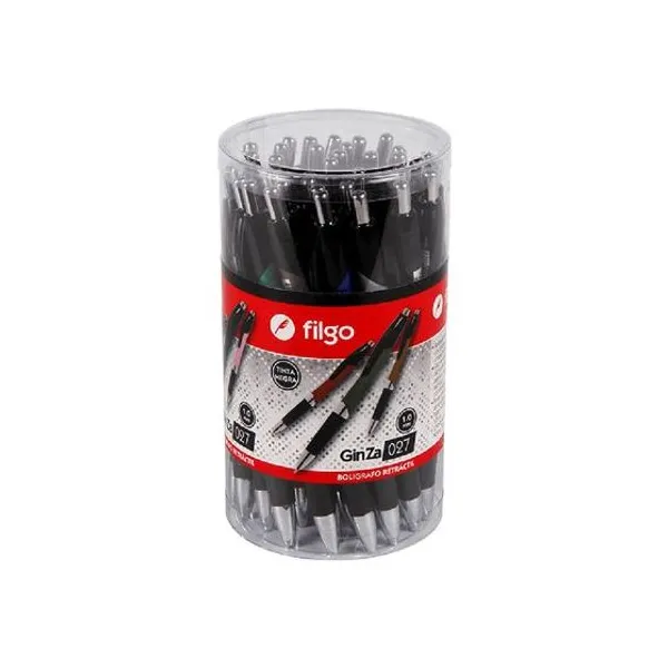 Bolígrafo retractil 1 mm ginza 027 caja x36 Filgo