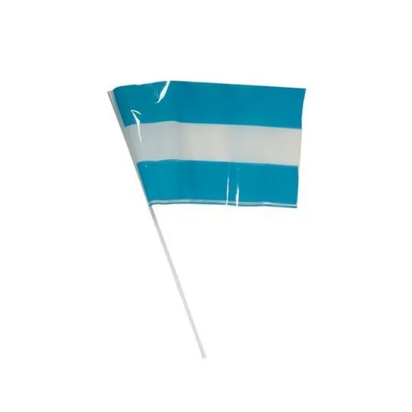 Bandera argentina plástica sin sol n.° 4 40x60 cm x1 unidad