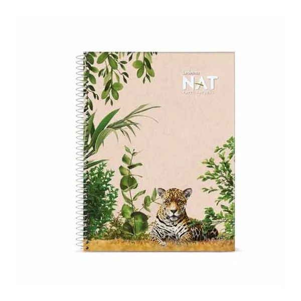 Cuaderno espiral a4 Ledesma nat a4 t/flexible 70 hs.raya