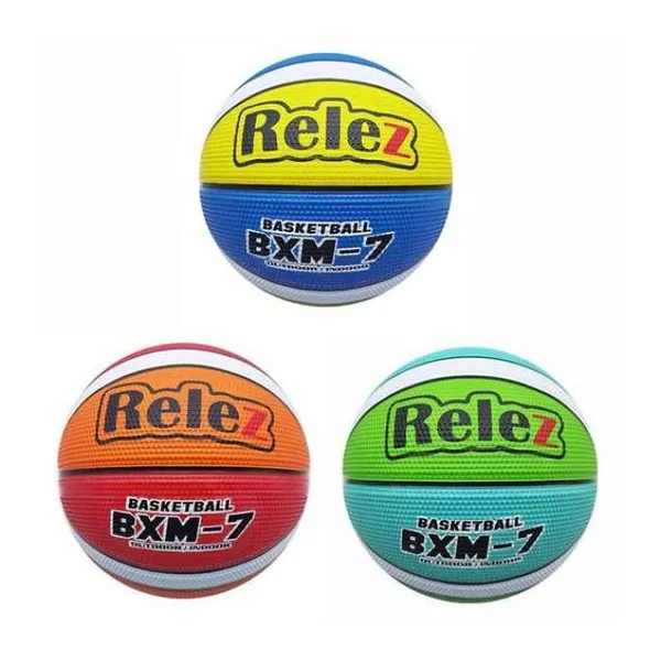 Pelota relez básquet n.° 7 3 colores