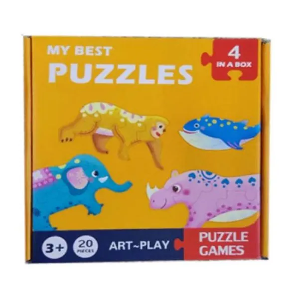 Juego didáctico puzzle de madera 20 piezas
