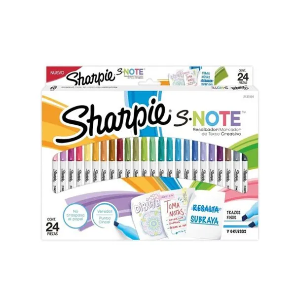 Marcador resaltador Sharpie note 24 col.surt. 2133101