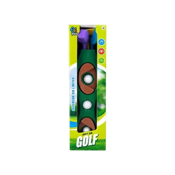 Set carrito de golf fun play en caja 13x49.5x15 cm