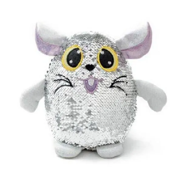 Peluche ratoncito de lentejuelas reversible 20 cm