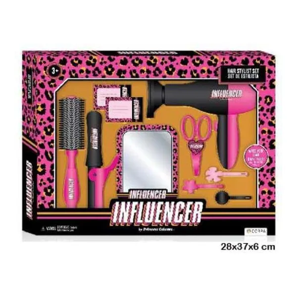 Influencer estilista - set completo estilista en caja grande - 28 cm x37 cm