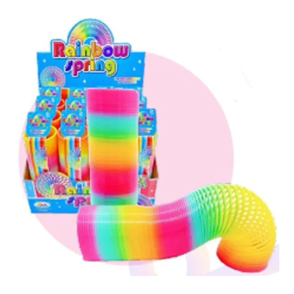 Resorte arcoiris multicolor