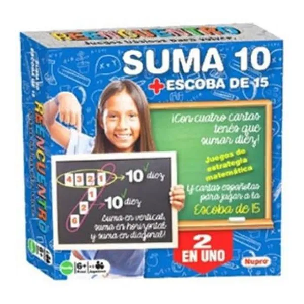 Desafío suma 10 + escoba de 15