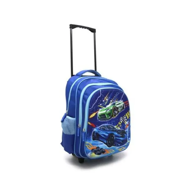 Mochila 16" con carro autos 41x29x16 cm Trendy