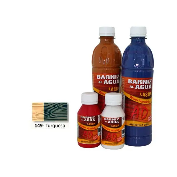 Barniz ad al agua lasur 500 ml149-turquesa
