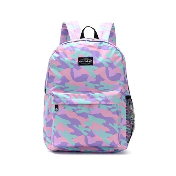 Mochila 17" espalda print camuflado pastel goodpak