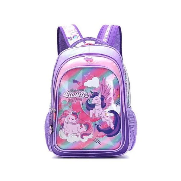 Mochila 18" espalda unicornio Skora
