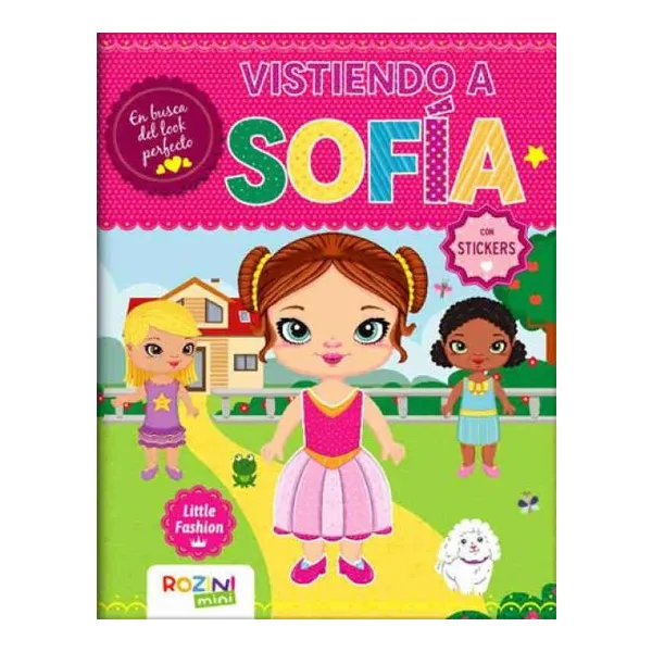 Vistiendo a sofia con stickers