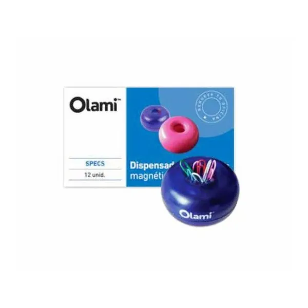Porta clips magnetico colores surtidos x1 unidad olami