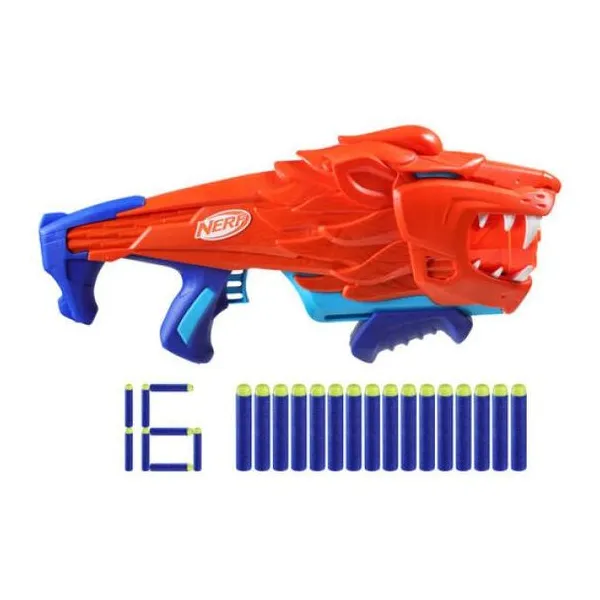 Hasbro nerf - pistola de dardos wild series lionfury