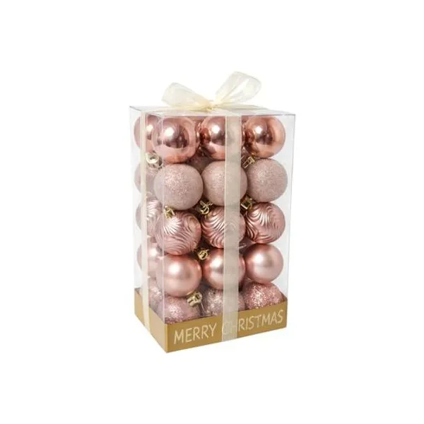 Borlas variadas rose 6 cm caja x30