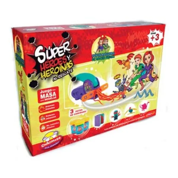 Superfábrica con todos los personajes y 3 potes chikimasa