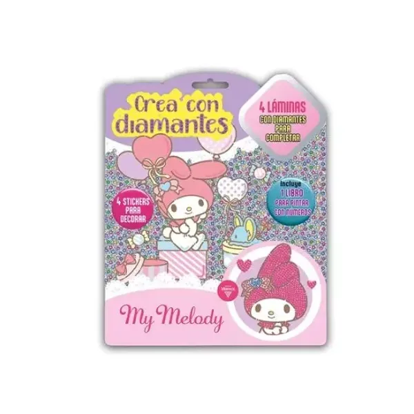 Flow pack editorial vertice crea con diamantes my melody