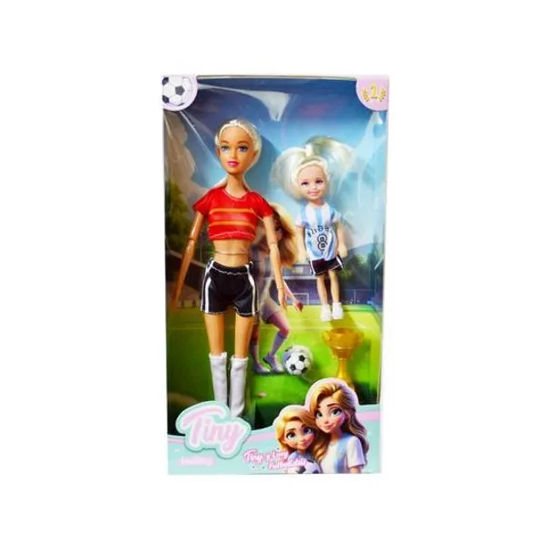 Muñeca Tiny futbolista y lucy 18x33x5 cm Tiny