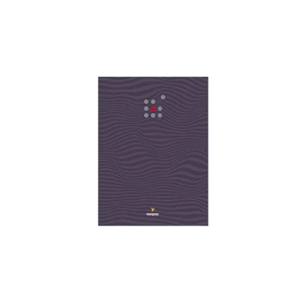 Carpeta norpac a5 tapa dura clásica x100 hjs.rayadas 2212r