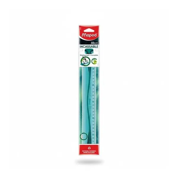 Regla 30 cm irrompible x1 Maped