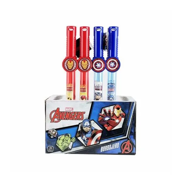 Burbujero stick Avengers 36 cm x unidad colores surtidos