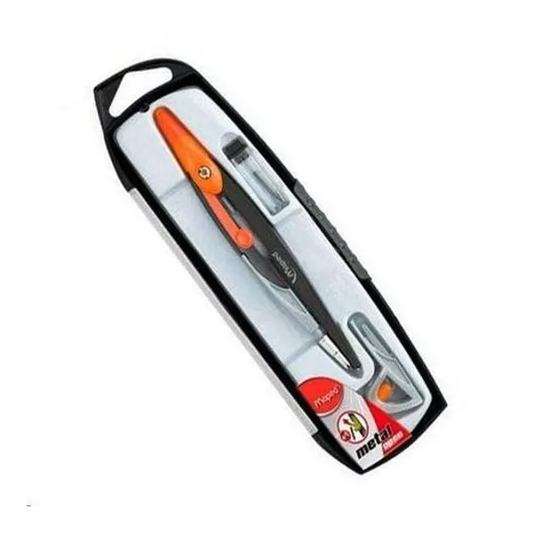 Compás open en estuche x3 piezas Maped
