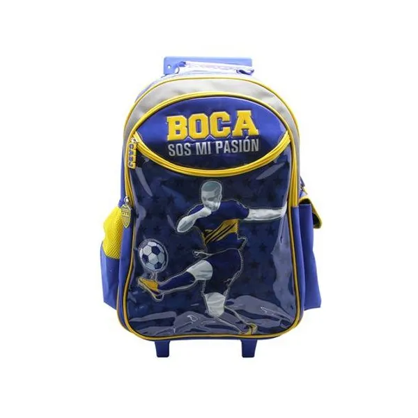 Mochila 18" con carro Boca Juniors Cresko