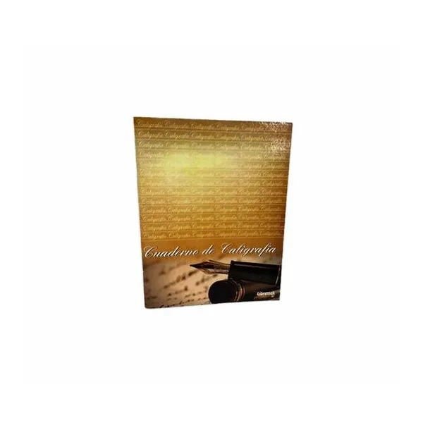 Cuaderno caligrafia 16x21 cm doble linea tapa flexible 24 hojas libremak