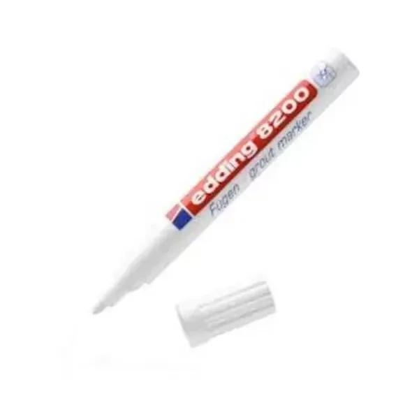 Marcador Edding 8200 para juntas para red.4 mmblanco